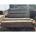 48 Pieces of 3 x 12 Pressure Treated Lumber, Approx. 8 ft Lengths