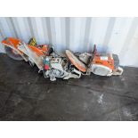 3 Stihl Concrete Saws for Parts or Repair