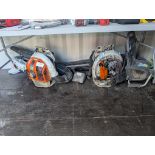 4 Stihl Gas Powered Leaf Blowers for Parts