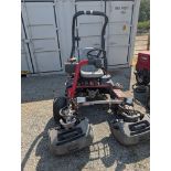 Toro Greensmaster 3420 Triflex Hybrid Approx. 469 Hours. Note: Runs, Missing parts for repair