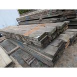 36 Pieces of Pressure Treated, 3 x 12 Lumber, Approx. 18 ft Lengths