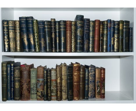 NO RESERVE Pictorial cloth.- Gaskell (Elizabeth C.) Cranford, 1895 § Burney (Fanny) Evelina, 1903 § Eliot (George) Scenes of 