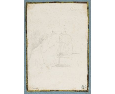 NO RESERVE Old master forgery.- Rossi (Egisto, sculptor and art forger, 1824-1899), attributed to. Study of two seated figure