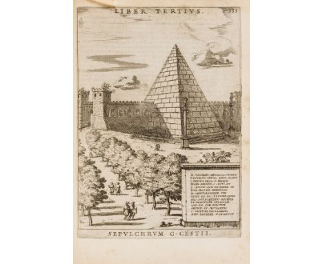 Rome.- Donati (Alessandro) Roma vetus ac recens utriusque aedificiis ad eruditam cognitionem expositis, engraved frontispiece