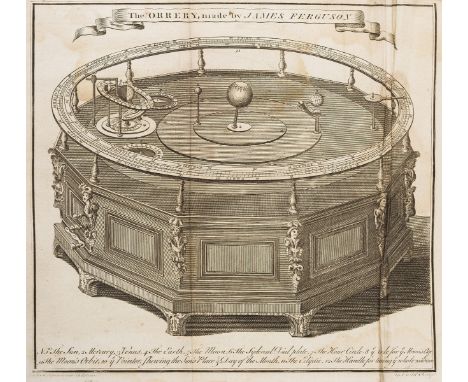 NO RESERVE Astronomy.- Fergusson (James) Astronomy explained upon Sir Isaac Newton's Principles, folding engraved frontispiec