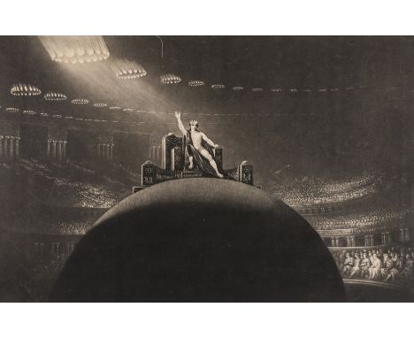 NO RESERVE Milton's Paradise Lost.- Martin (John, 1789-1854) Satan in Council, mezzotint and engraving, a slightly grey impre
