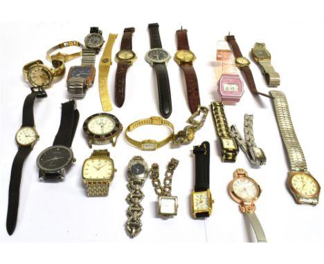 ASSORTED LADIES AND GENT'S MODERN WATCHES  approximately twenty four in total, to include Rotary Condition Report : No condit