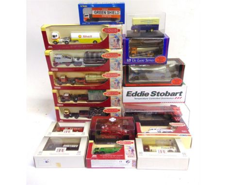 SEVENTEEN ASSORTED 1/76 SCALE DIECAST MODEL VEHICLES  each mint or near mint and boxed.