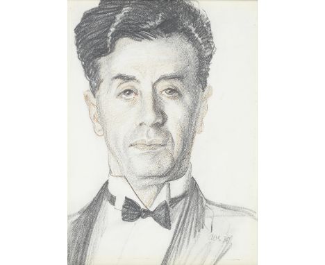 Austin Osman Spare (British, 1886-1956)Portrait of Jack Senior signed with initials and dated 'AOS 38' (lower right)chalk on 
