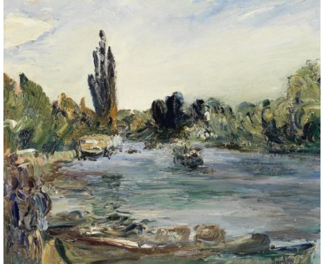 Ronald Ossory Dunlop R.A., R.B.A. (British, 1894-1973)Hampton Court signed 'Dunlop' (lower right)oil on canvas51 x 61cm (20 1