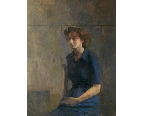 Sir Lawrence Gowing (British, 1918-1991)Portrait of Miss U oil on canvas102.5 x 81.5cm (40 3/8 x 32 1/16in).Footnotes:Provena