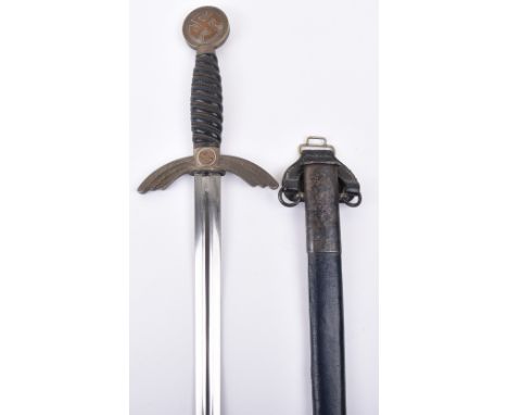 Luftwaffe Officers Dress Sword by Paul Weyersberg &amp; Co Solingen, fine example of a Luftwaffe officers dress sword with ni