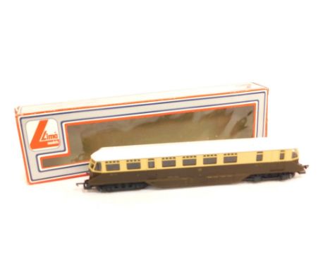 A Lima OO gauge motorised GWR Autocoach, 205132, boxed.