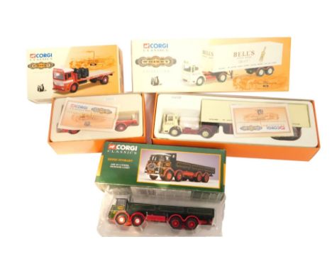A Corgi Classics advertising lorry, for Bell's Scotch Whiskey, 21303 and two others, some boxed. (6)