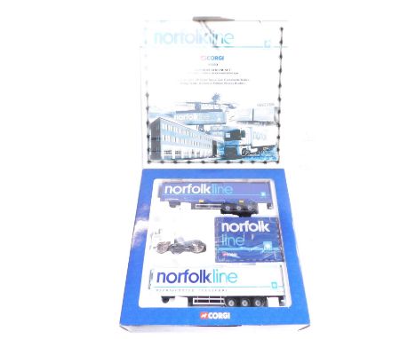 A Corgi Limited Edition 1:50 scale die cast set Norfolk Scotrains, boxed.  