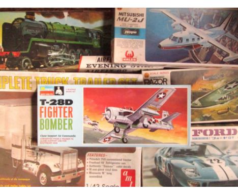 Airfix 1:72 scale and other vehicles and trains, to include Evening Star Airfix OO gauge Limited Production, LS Ford-GT Frog 
