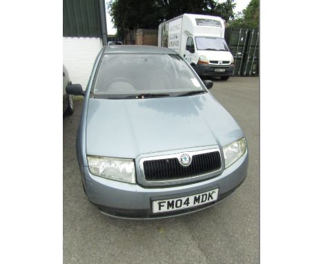 A Skoda Fabia 1.4, Registration FM04 MDK, first registered June 2004, auto, 1930cc petrol, grey, MOT expired June 2021.&nbsp;