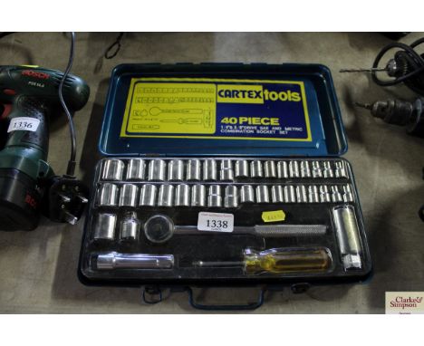 A Cartex tools socket set 