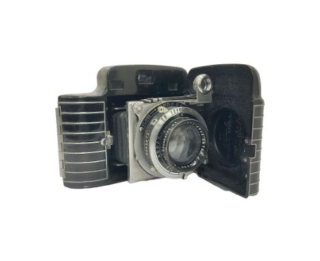 Kodak Bantam Special Folding Rangefinder Camera black serial no 5223973, circa 1936-40, with 'Kodak Anastigmat Ektar f;2 45mm