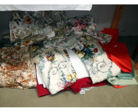A good selection of curtains 