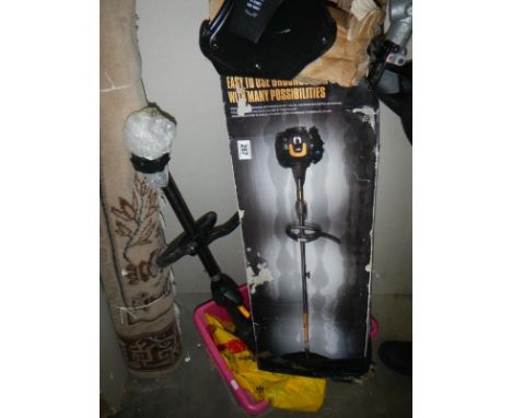 A quantity of petrol powered tools 