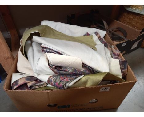 Two sets of good quality curtains. 
