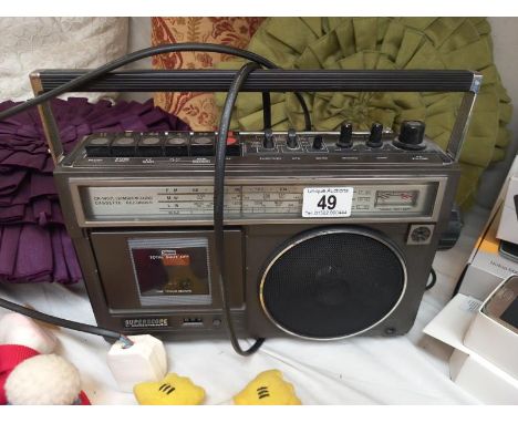 A Marantz 'Superscope' cassette radio (model CR-1403L) 