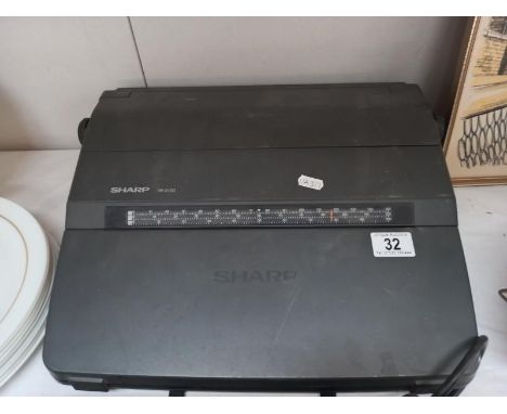 A Sharp electric typewriter (model PA-3100) untested COLLECT ONLY 