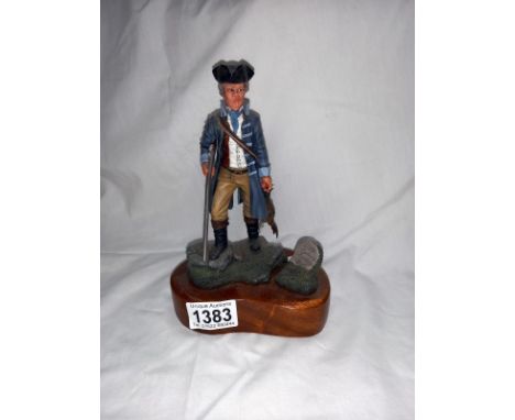 A 20th Century model of a poacher 