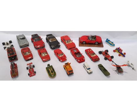 Bbruago, Matchbox &amp; Similar, a unboxed group of mixed scale "Commercial" Vehicles. Although unchecked for completeness co