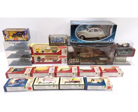 Lledo, Solido &amp; Similar, a boxed group of Scale "Commercial" &amp; "Military" Vehicles. Includes "Trackside" Series with 