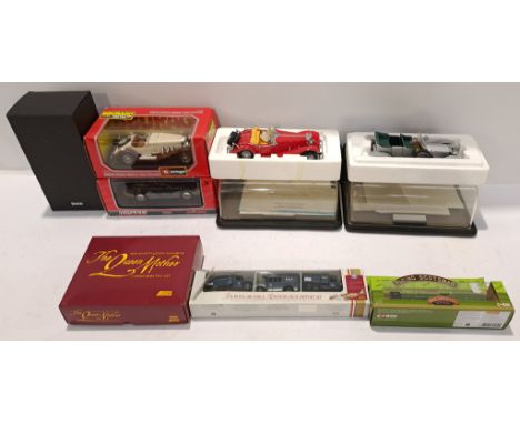 Franklin Mint, Bburago &amp; Similar, a boxed &amp; half boxed group of Scale Model Vehicles. Includes 1907 Rolls-Royce "The 