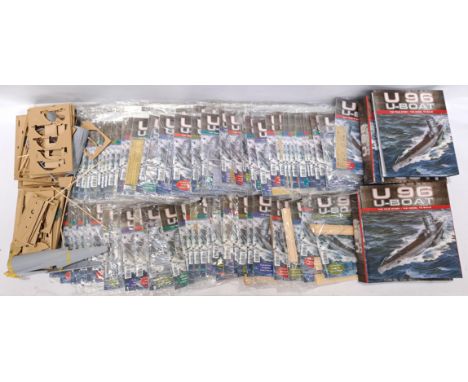 Hachette, U96 U-Boat Submarine Model Kit &amp; Magazines. Although unchecked for completeness this lot does include all 150 m