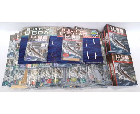 Hachette, U 96 U-Boat Submarine Magazines &amp; Model Kit. Although unchecked for completeness this lot does include all 150 