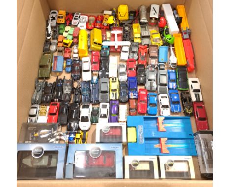 Mattel, Oxford Diecast &amp; Similar, a boxed &amp; unboxed group of "Commercial" Vehicles &amp; Parts. Includes "TV &amp; Fi