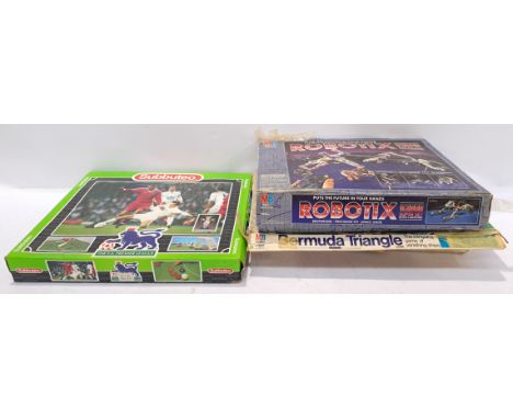 Subbuteo &amp; MB Games, a boxed group of Games &amp; Activities. Includes "F.A. Premier League" with others. Although unchec