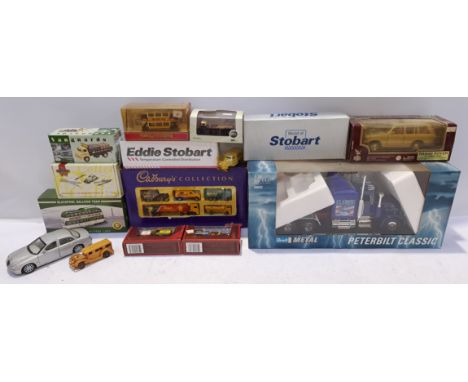 Revell, Matchbox &amp; Similar, a boxed and unboxed group of mixed scale "Commercial" Vehicles. Includes "Models of Yesteryea