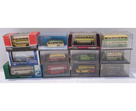 Corgi Original Omnibus, a boxed group of 1:76 Scale Buses. Includes Bristol Lodekka Fs "Hants &amp; Dorset Motor Services LTD
