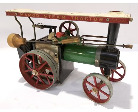 Mamod, Tinplate Steam Tractor. Although unchecked for completeness condition appears generally Fair Plus to Good (Has been Fi