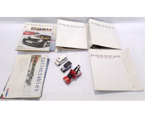 DeAgostini, Corgi &amp; Similar, a group of Collector Magazines &amp; Vehicles. Includes "Porsche Model Collection" Series wi