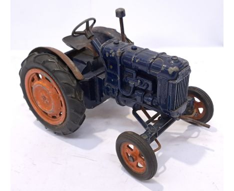Chad Valley, a unboxed "Fordson Major" Tractor. Although unchecked for completeness condition appears generally Fair, play wo