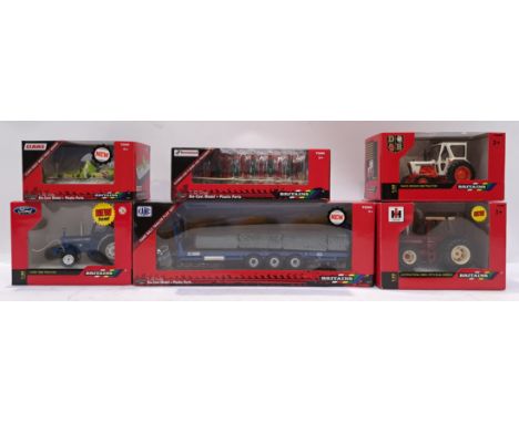 Britians, a boxed group of 1:32 Scale "Farm" Vehicles &amp; Equipment. Includes "David Brown 996" Tractor 43091A1 with others