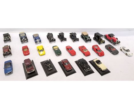 Maisto, Motor Museum Mint &amp; Similar, a unboxed group of scale "Classic" &amp; "Sport" Vehicles. Includes Ferrari 250 GTO 