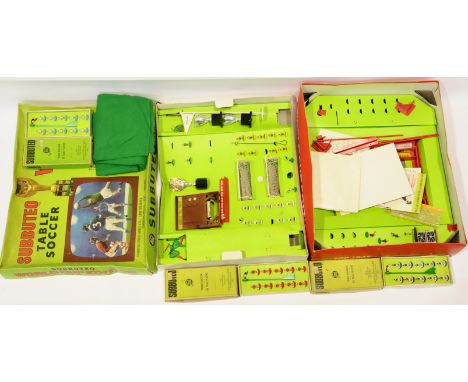 Subbuteo Football World Cup Edition, some parts are missing to include players (All Repainted), wrong teams, and accessories 