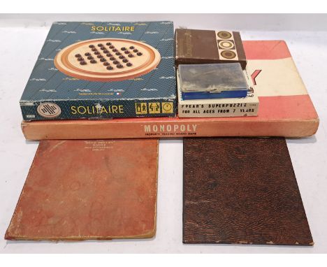 Waddingtons, Spears &amp; Similar a boxed and unboxed group of Board Games and Activities. Includes "Monopoly" with others. A