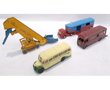 Dinky &amp; Corgi, a unboxed group of "Vintage" Scale Model Vehicles. Includes British Railways "Horse Box" with others. Alth