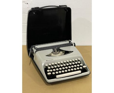 A vintage Remington typewriter. 
