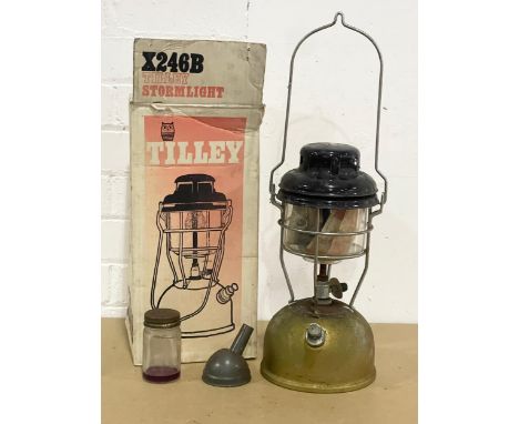 A vintage Tilley lamp in box. 