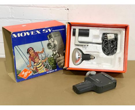 A vintage Agfa Movex SV Automatic Super 8 camera in box. 