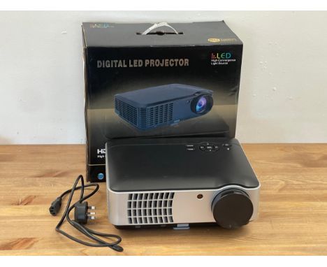 An LED High Convergence Light Source Digital LED Projector in box 